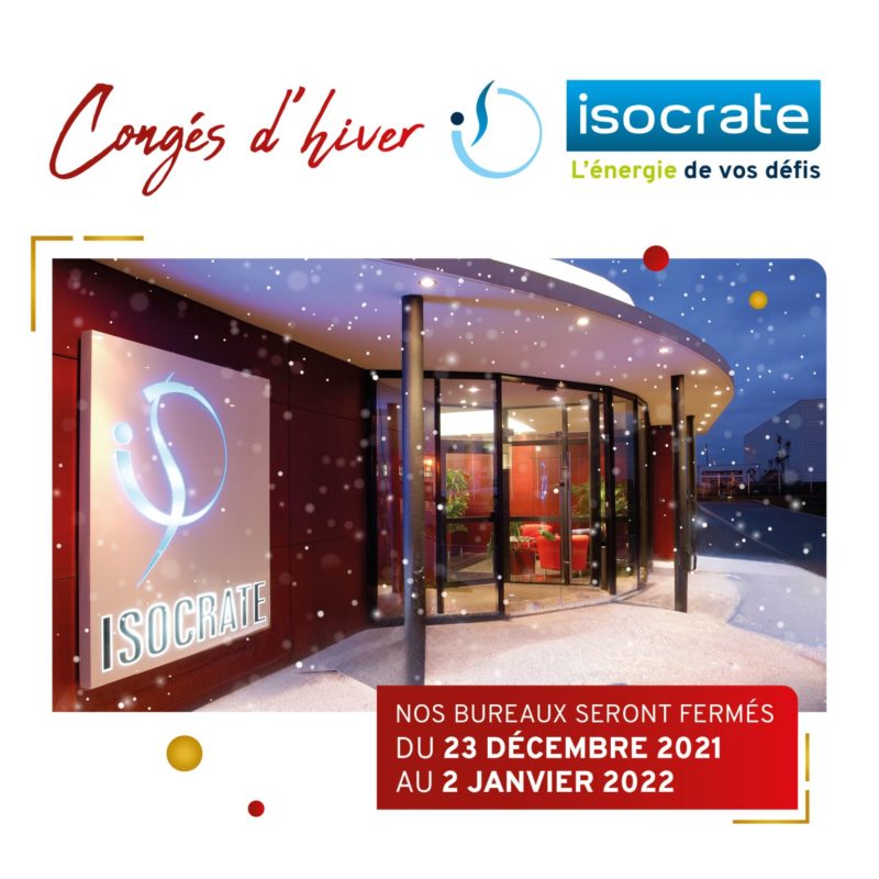 Isocrate conges hiver fermer